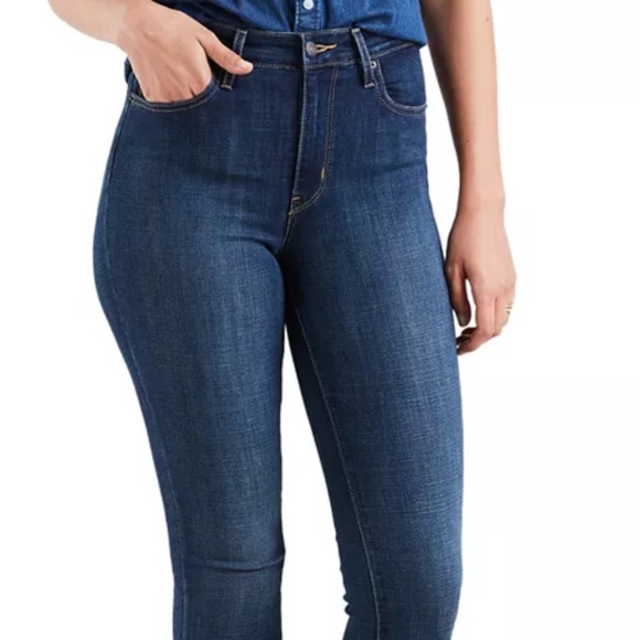 Levi's Women's 721 High-Rise Stretch Skinny Jeans Size 25 - Picture 7 of 8